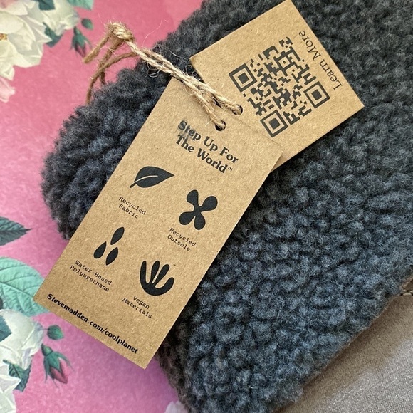 Steve Madden boots cool planet faux recycled materials sustainable NEW 7.5 - Picture 4 of 6